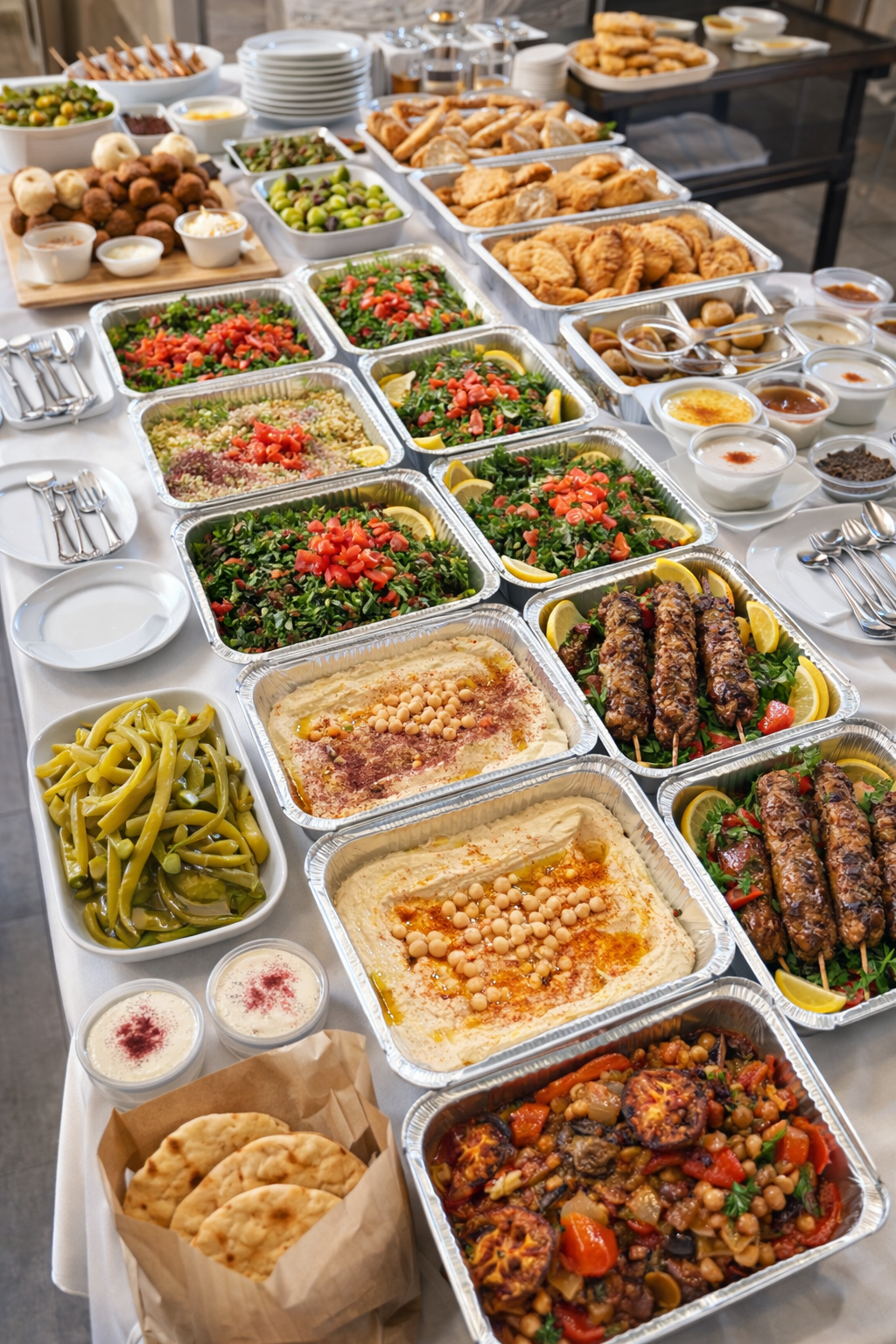 Buffet libanais A Beyrouth